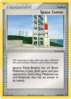 Space Center, Deoxys #91, Pokémon TCG card