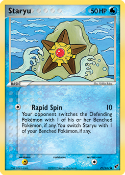 Staryu, Deoxys #77, Pokémon TCG card