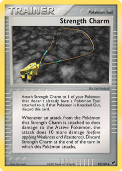 Strength Charm, Deoxys #92, Pokémon TCG card