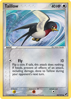 Taillow, Deoxys #80, Pokémon TCG card