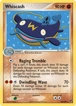 Whiscash, Deoxys #28, Pokémon TCG card