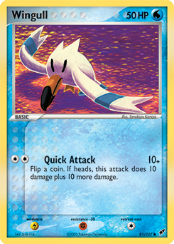 Wingull, Deoxys #81, Pokémon TCG card
