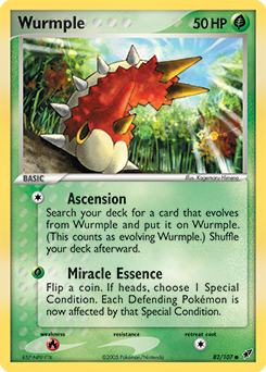 Wurmple, Deoxys #82, Pokémon TCG card