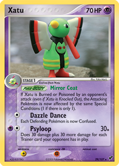 Xatu, Deoxys #29, Pokémon TCG card
