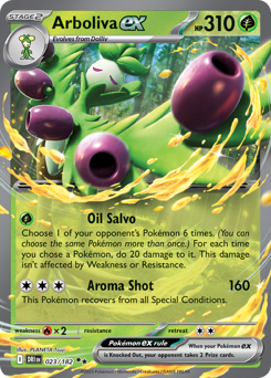 Arboliva ex, Destined Rivals #23, Pokémon TCG card