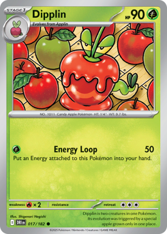 Dipplin, Destined Rivals #17, Pokémon TCG card
