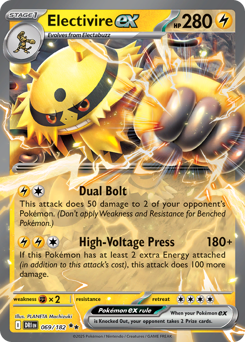 Electivire ex, Destined Rivals #69, Pokémon TCG card