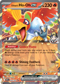 Ethan's Ho-Oh ex, Destined Rivals #39, Pokémon TCG card