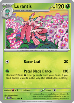 Lurantis, Destined Rivals #14, Pokémon TCG card