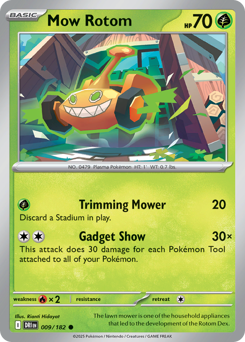 Mow Rotom, Destined Rivals #9, Pokémon TCG card