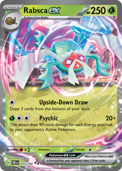 Rabsca ex, Destined Rivals #25, Pokémon TCG card
