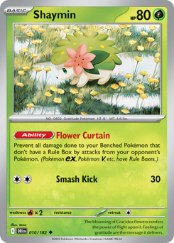 Shaymin, Destined Rivals #10, Pokémon TCG card
