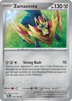 Zamazenta, Destined Rivals #146, Pokémon TCG card