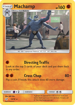 Machamp, Detective Pikachu #13, Pokémon TCG card