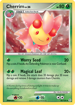 Cherrim, Diamond & Pearl #45, Pokémon TCG card