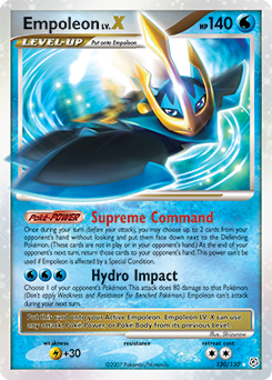Empoleon LV.X, Diamond & Pearl #120, Pokémon TCG card