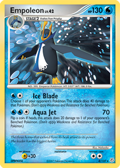 Empoleon, Diamond & Pearl #4, Pokémon TCG card