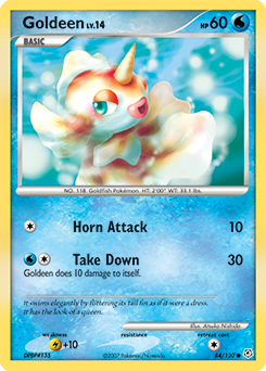Goldeen, Diamond & Pearl #84, Pokémon TCG card