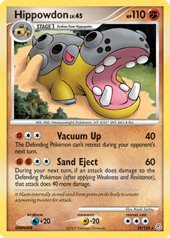 Hippowdon, Diamond & Pearl #29, Pokémon TCG card