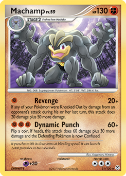 Machamp, Diamond & Pearl #31, Pokémon TCG card