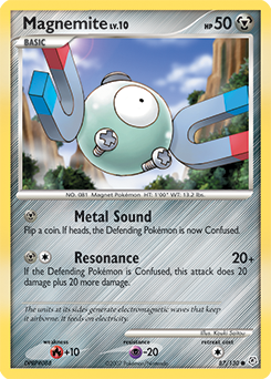 Magnemite, Diamond & Pearl #87, Pokémon TCG card