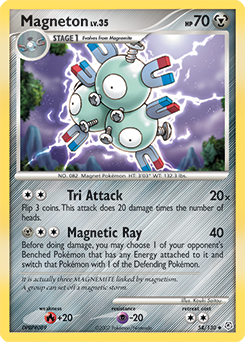 Magneton, Diamond & Pearl #54, Pokémon TCG card