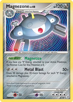 Magnezone, Diamond & Pearl #8, Pokémon TCG card