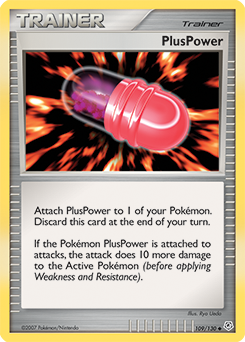 PlusPower, Diamond & Pearl #109, Pokémon TCG card