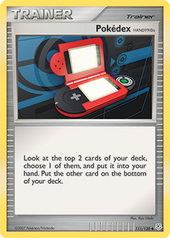 Pokédex HANDY910is, Diamond & Pearl #111, Pokémon TCG card