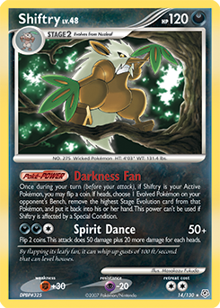 Shiftry, Diamond & Pearl #14, Pokémon TCG card