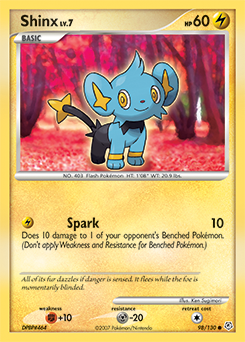Shinx, Diamond & Pearl #98, Pokémon TCG card