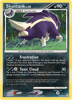 Skuntank, Diamond & Pearl #15, Pokémon TCG card
