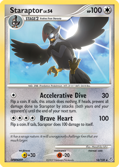 Staraptor, Diamond & Pearl #16, Pokémon TCG card