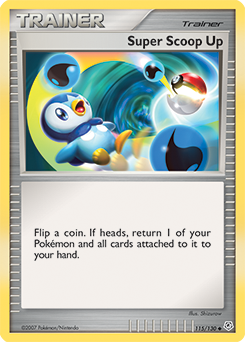 Super Scoop Up, Diamond & Pearl #115, Pokémon TCG card
