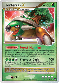 Torterra LV.X, Diamond & Pearl #122, Pokémon TCG card