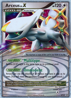 Arceus LV.X, DP Black Star Promos #DP53, Pokémon TCG card