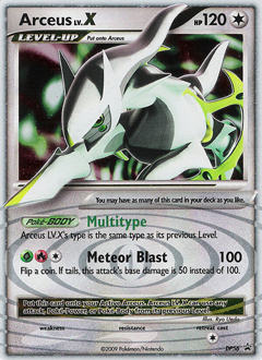 Arceus LV.X, DP Black Star Promos #DP56, Pokémon TCG card