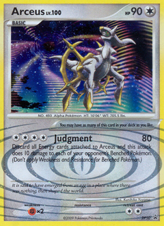 Arceus, DP Black Star Promos #DP50, Pokémon TCG card