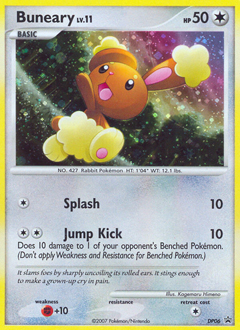 Buneary, DP Black Star Promos #DP06, Pokémon TCG card