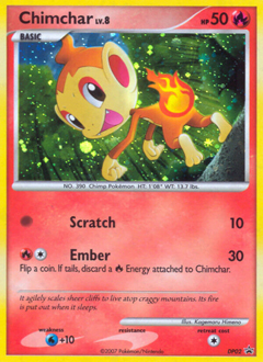 Chimchar, DP Black Star Promos #DP02, Pokémon TCG card