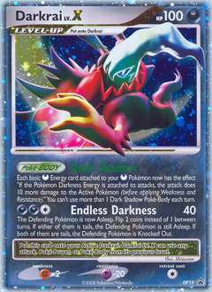 Darkrai LV.X, DP Black Star Promos #DP19, Pokémon TCG card