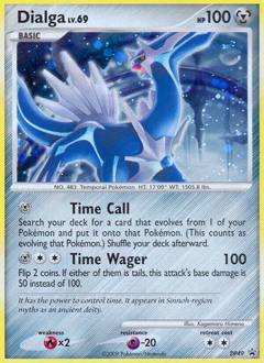 Dialga, DP Black Star Promos #DP49, Pokémon TCG card