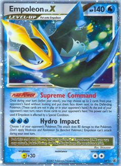 Empoleon LV.X, DP Black Star Promos #DP11, Pokémon TCG card