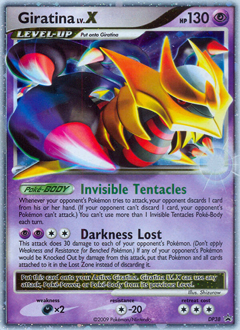 Giratina LV.X, DP Black Star Promos #DP38, Pokémon TCG card