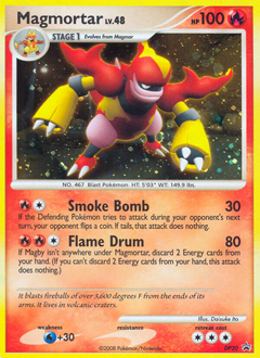 Magmortar, DP Black Star Promos #DP20, Pokémon TCG card