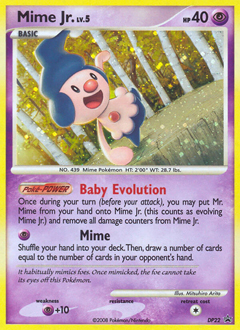 Mime Jr., DP Black Star Promos #DP22, Pokémon TCG card