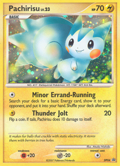 Pachirisu, DP Black Star Promos #DP04, Pokémon TCG card