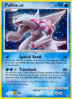 Palkia, DP Black Star Promos #DP27, Pokémon TCG card
