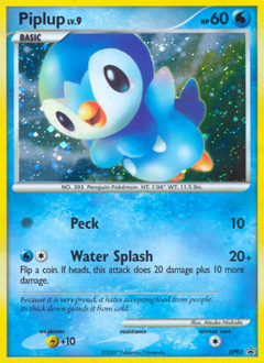 Piplup, DP Black Star Promos #DP03, Pokémon TCG card