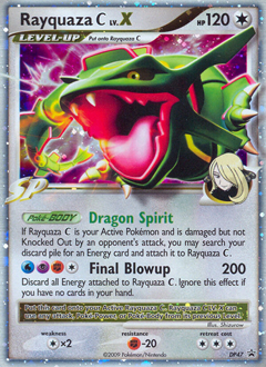 Rayquaza C LV.X, DP Black Star Promos #DP47, Pokémon TCG card